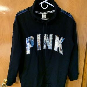 NWOT Pink Victoria’s Secret Cowl Neck Sweatshirt